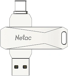 Флеш Диск Netac 64GB U782C NT03U782C-064G-32PN USB3.0 серебристый