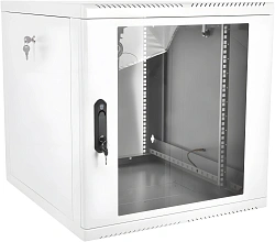 Шкаф коммутационный ЦМО (ШРН-М-12.500) настенный 12U 600x520мм пер.дв.стекл 130кг серый 456мм 21.6кг 180град. 610мм