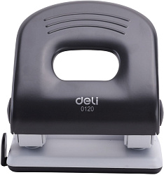 Дырокол Deli PRO E0120 макс.:40лист. металл ассорти отв.:2 с линейкой