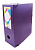 Папка архивная на резинке Silwerhof Perlen 311915-73 полипропилен 1мм корешок 100мм A4 сиреневый металлик