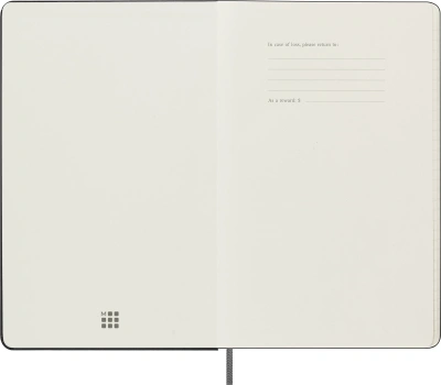 Еженедельник Moleskine ACADEMIC WKNT Large 130х210мм датир.18мес 208стр. черный