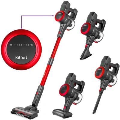 Пылесос ручной Kitfort КТ-5175-2 220Вт красный/черный