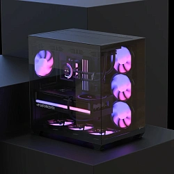 Корпус Formula Crystal Z2 Plus AR V2 черный без БП E-ATX 6x120mm 3x140mm 1xUSB2.0 1xUSB3.0 audio bott PSU