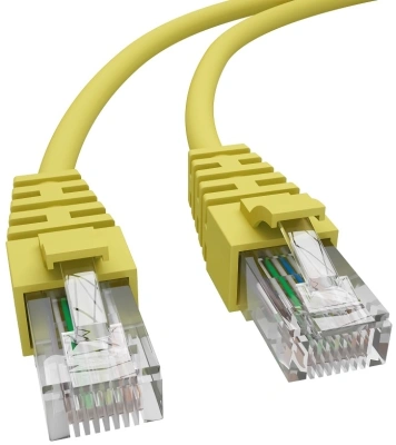 Патч-корд NTSS NTSS-PC-UTP-RJ45-5e-0.15-LSZH-YL NTSS-PC-UTP-RJ45-5E-0.15-LSZH UTP RJ-45 вил.-вилка RJ-45 кат.5E 0.15м желтый LSZH (уп.:1шт)