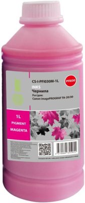 Чернила Cactus CS-I-PFI030M-1L PFI-030 пурпурный1000мл для Canon imagePROGRAF TA-20/30