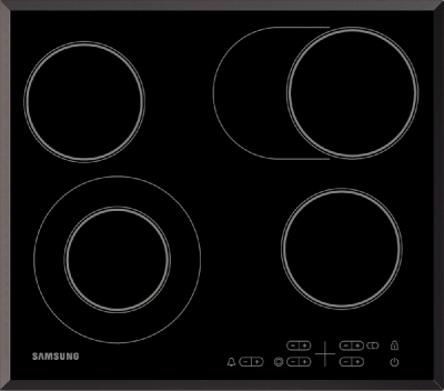 Варочная поверхность Samsung NZ64T3516QK/WT черный