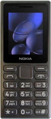 Мобильный телефон Nokia 108 DS TA-1627 черный моноблок 2Sim 2" 126x160 Series 30+ GSM900/1800 Protect MP3 FM microSD max32Gb