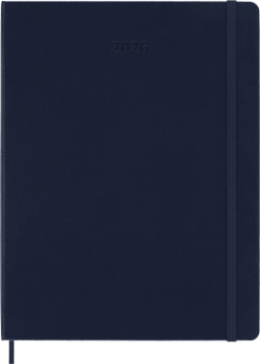Еженедельник Moleskine CLASSIC WKNT XL 190х250мм 144стр. синий сапфир