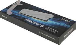 Память DDR4 8GB 3200MHz Netac NTSSD4P32SP-08W Shadow S RTL PC4-25600 CL16 DIMM 288-pin 1.35В Intel с радиатором Ret