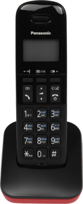 Р/Телефон Dect Panasonic KX-TGB610RUR красный/черный АОН