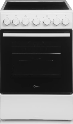 Плита Электрическая Midea MFO-M4E20T6E(WH) белый/черный стеклокерамика (без крышки)