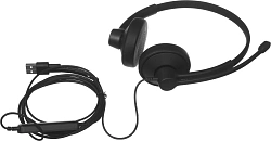 Наушники с микрофоном Epos Impact 100 UC Stereo черный накладные USB оголовье (1001420)