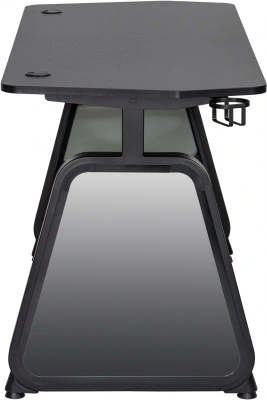 Стол игровой Cactus CS-GMD-BK-RGB с подсветкой столешница МДФ черный каркас черный 136x60x75см (CS-GMD-BK-RGB)