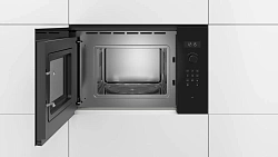 Микроволновая печь Bosch BFL524MB0 20л. 800Вт черный (встраиваемая)
