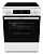 Плита Электрическая Gorenje GECS6C70WC белый/черный стеклокерамика (без крышки)