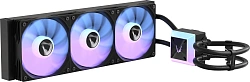 Система водяного охлаждения Formula Ice Jet Vision 360 ARGB Soc-AM5/AM4/1200/2066/1700/1851 черный 4-pin 1-27dB Al+Cu LCD 315W 2020gr Ret (ICE JET VISION 360 BK)