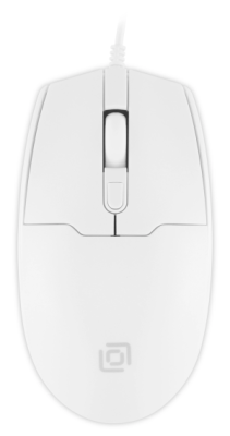 Мышь Оклик 147M белый оптическая 2000dpi USB 4but (1868746)