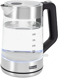 Чайник электрический Rondell RDE-1008 1.7л. 2200Вт прозрачный корпус: стекло