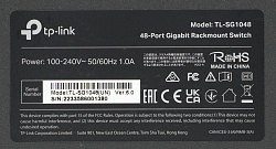 Коммутатор TP-Link TL-SG1048 (L2) 48x1Гбит/с неуправляемый