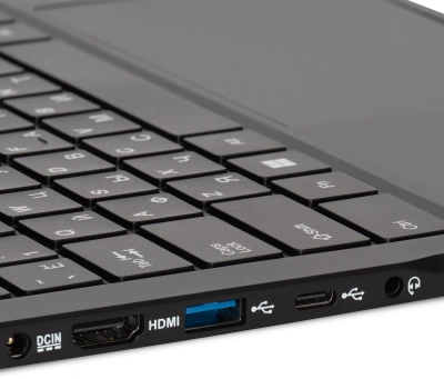 Ноутбук IRU Planio 14ING N-series N100 8Gb SSD512Gb Intel UHD Graphics 14" IPS FHD (1920x1080) FreeDOS black WiFi BT Cam 6000mAh (2058899)