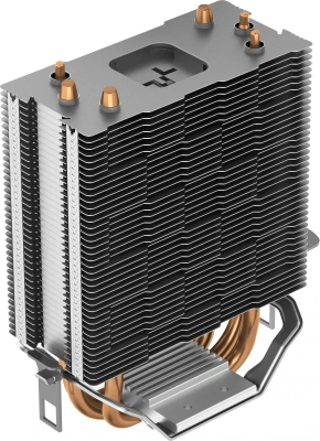Устройство охлаждения(кулер) Deepcool AG300 LED RGB Soc-AM5/AM4/1200/1700/1851 черный 4-pin 18-31dB Al+Cu 150W 350gr Ret (R-AG300-BKLNMN-G)