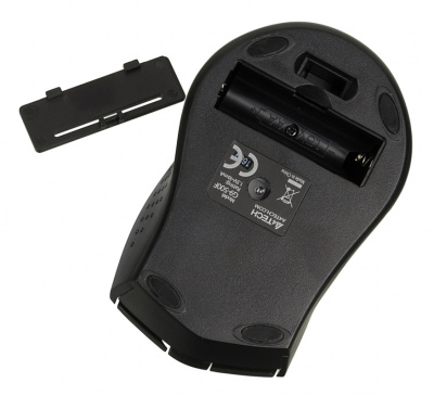 Мышь A4Tech V-Track G9-500F черный оптическая 1200dpi беспров. USB1.1 4but