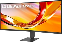 Монитор LG 34" UltraWide 34U640B-B черный VA LED 1ms 21:9 HDMI матовая HAS 300cd 178гр/178гр 3440x1440 144Hz DP UW USB 6.9кг