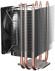 Устройство охлаждения(кулер) Deepcool Gammaxx 300 Fury Soc-AM5/AM4/1200/1700/1851 черный 4-pin 18-21dB Al+Cu 130W 435gr Ret (DP-MCH3-GMX300F)