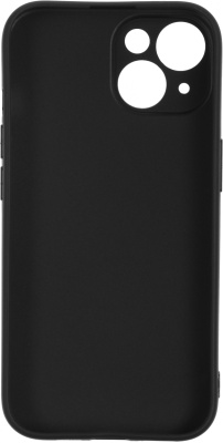 Чехол (клип-кейс) BoraSCO для Apple iPhone 15 Silicone Case черный (72417)