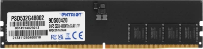 Память DDR5 32GB 4800MHz Patriot PSD532G48002 Signature RTL PC5-38400 CL40 DIMM 288-pin 1.1В dual rank Ret