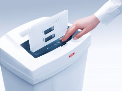 Шредер HSM Securio C14-3,9 (секр.Р-2) ленты 14лист. 20лтр. скрепки скобы пл.карты