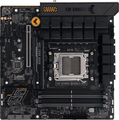 Материнская плата Asus TUF GAMING B650M-E WIFI SocketAM5 AMD B650 4xDDR5 mATX AC`97 8ch(7.1) 2.5Gg RAID+HDMI+DP