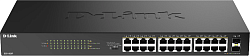 Коммутатор D-Link DGS-1026P DGS-1026P/A1A 24x1Гбит/с 2SFP 240W неуправляемый