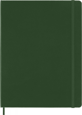 Блокнот Moleskine CLASSIC QP092K15 XLarge 190х250мм 192стр. нелинованный твердая обложка зеленый