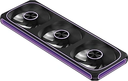 Вентилятор для корпуса Formula Air Fusion 3 BK ARGB 360х120x28 черный 4-pin 34.95дБ Ret