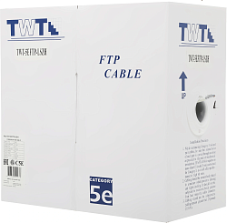 Кабель информационный Lanmaster TWT-5EFTP-LSZH кат.5E FTP 4 пары 24AWG LSZH внутренний 305м белый