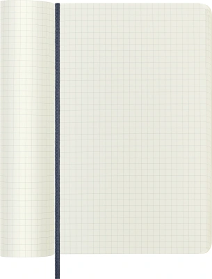 Блокнот Moleskine CLASSIC SOFT QP617B20 Large 130х210мм 192стр. клетка мягкая обложка синий сапфир