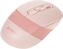 Мышь A4Tech Fstyler FB10C розовый оптическая 2000dpi беспров. BT/Radio USB 4but (FB10C BABY PINK)