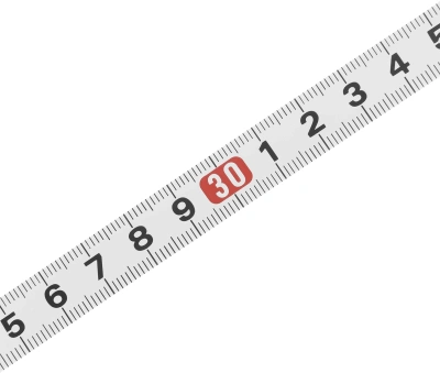 Рулетка геодезическая Matrix 31282 дл.полотна 50м изм.шкала в см зацеп простой красный/черный