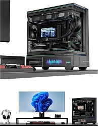 Система водяного охлаждения Thermalright Wonder Vision 360 Turbo ARGB Soc-AM5/AM4/1200/1700/1851 черный 4-pin 28.1dB Al LCD Ret (W-VISION-TURBO-360-BL-ARGB)