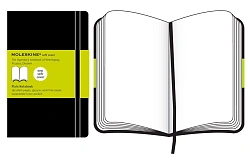 Блокнот Moleskine CLASSIC SOFT QP618 Large 130х210мм 192стр. нелинованный мягкая обложка черный