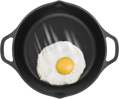 Сотейник Rondell Pacific Grey RDA-1907 4.1л. d=28см (с крышкой) графитовый