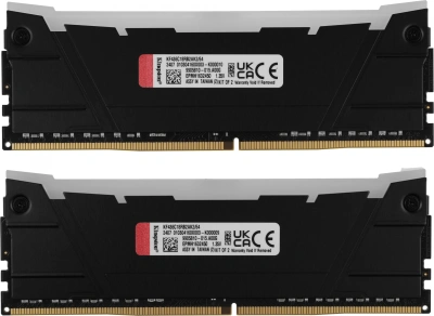 Память DDR4 2x32GB 3600MHz Kingston KF436C18RB2AK2/64 Fury Renegade RGB RTL Gaming PC4-28800 CL18 DIMM 288-pin 1.35В dual rank с радиатором Ret