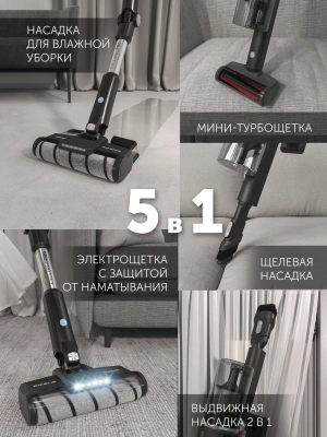 Пылесос Polaris CyclonicPRO PVCS 4050 500Вт черный/серебристый