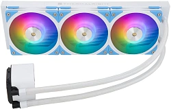 Система водяного охлаждения Thermalright Frozen Horizon 360 ARGB Soc-AM5/AM4/1151/1200/2066/1700 белый 4-pin 28.1dB Al Ret (F-HORIZON-360-WH)