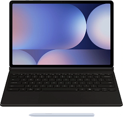 Чехол-клавиатура Samsung для Samsung Galaxy Tab S9+/S9 FE+/S10+ Book Cover Keyboard поликарбонат/полиуретан черный (EF-DX825UBRGRU)