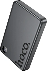 Мобильный аккумулятор Hoco Q34 Clever 10000mAh QC3.0/PD3.0 20W 3A беспров.зар. серый (44068)