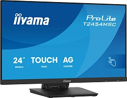 Монитор Iiyama 23.8" ProLite T2454MSC-B3AG черный IPS LED 16:9 HDMI M/M глянцевая HAS 300cd 178гр/178гр 1920x1080 75Hz DP FHD USB Touch 5.4кг