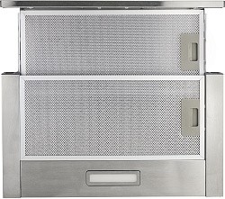 Вытяжка встраиваемая Centek CT-1840-60 серый управление: кнопочное (1 мотор)