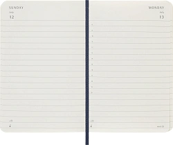 Ежедневник Moleskine CLASSIC SOFT Pocket 90x140мм 400стр. мягкая обложка синий сапфир